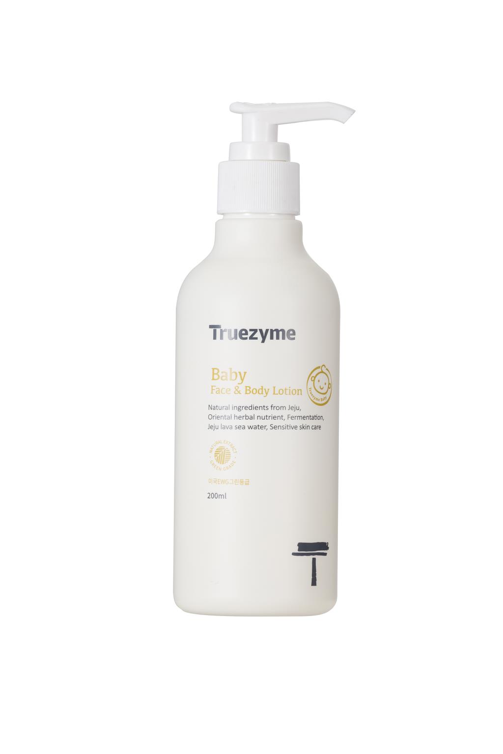 韩国Truezyme宝宝面部身体两用乳液200ml/瓶