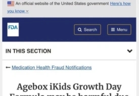 美国FDA再度警告：跨境儿童助长剂检出未申报药物成分，涉事品牌被要求限期整改