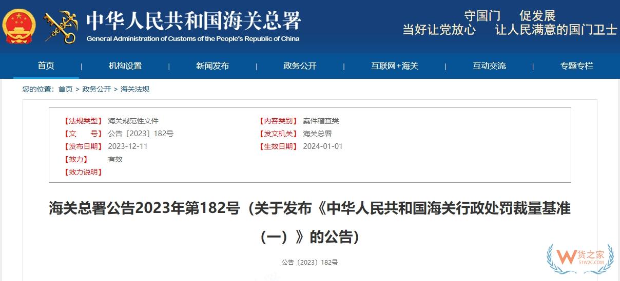 以案说法|海关行政处罚案件中轻微免罚、初违不罚的适用情况-货之家